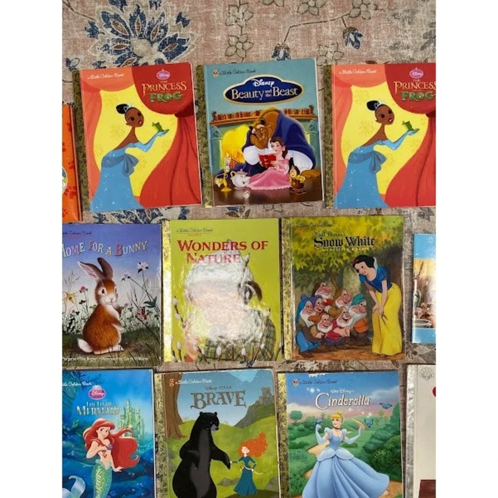 Lot of 19 Childrens Books Disney Little Golden Books Tales of Virtue Classics - Picture 6 of 7